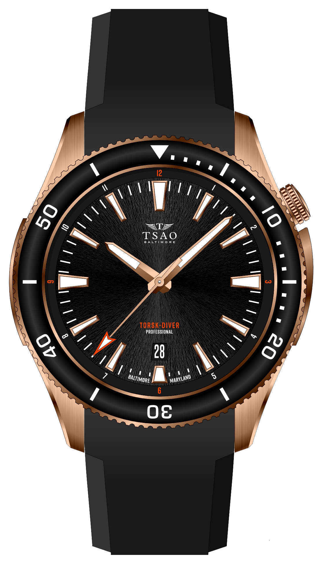 Bronze Torsk-Diver Pro Onyx Black – Tsao Baltimore Bronze Torsk-Diver Pro Onyx Black – Tsao Baltimore