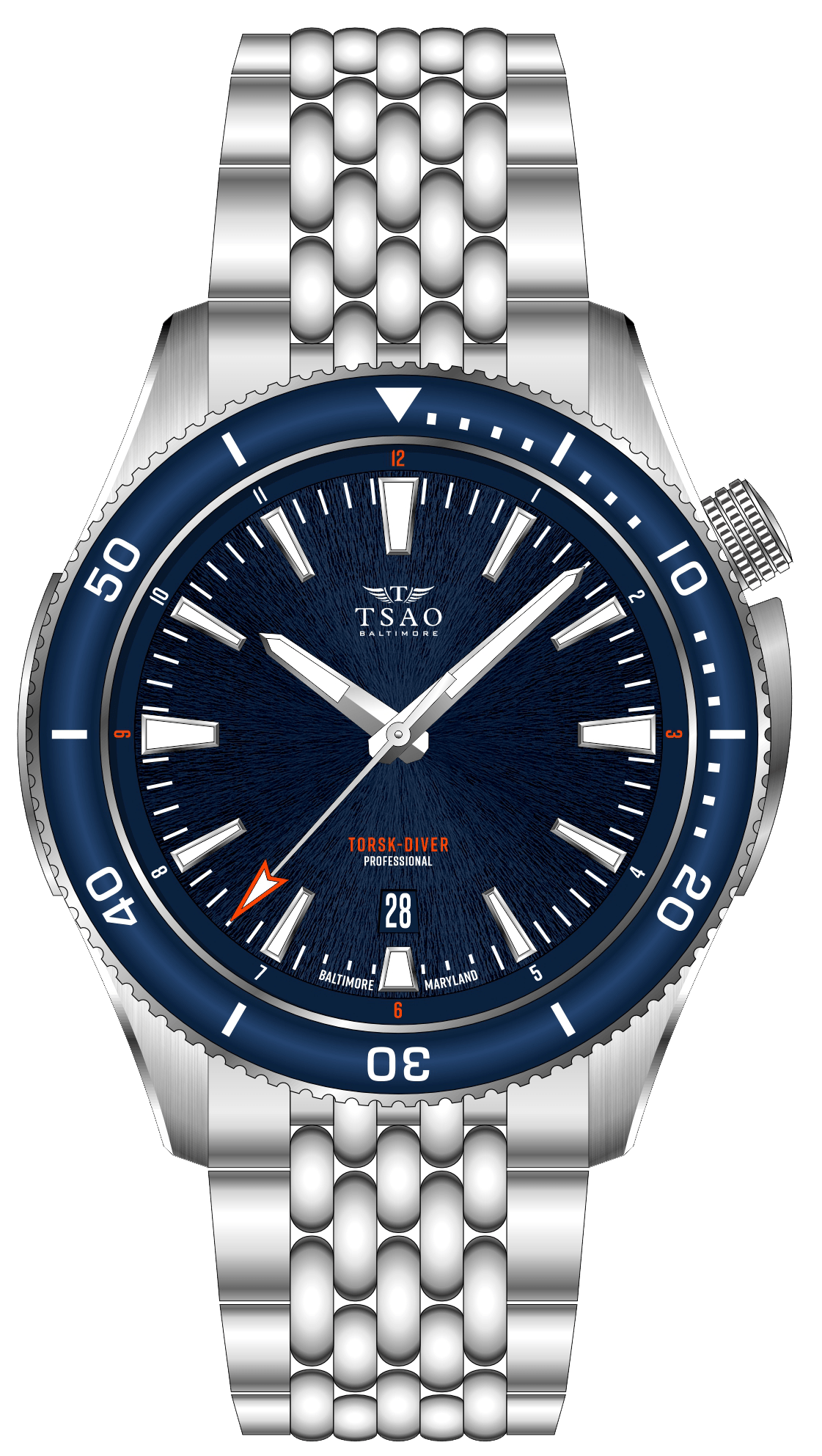 Steel Torsk-Diver Pro Midnight Blue – Tsao Baltimore Steel Torsk-Diver Pro Midnight Blue – Tsao Baltimore