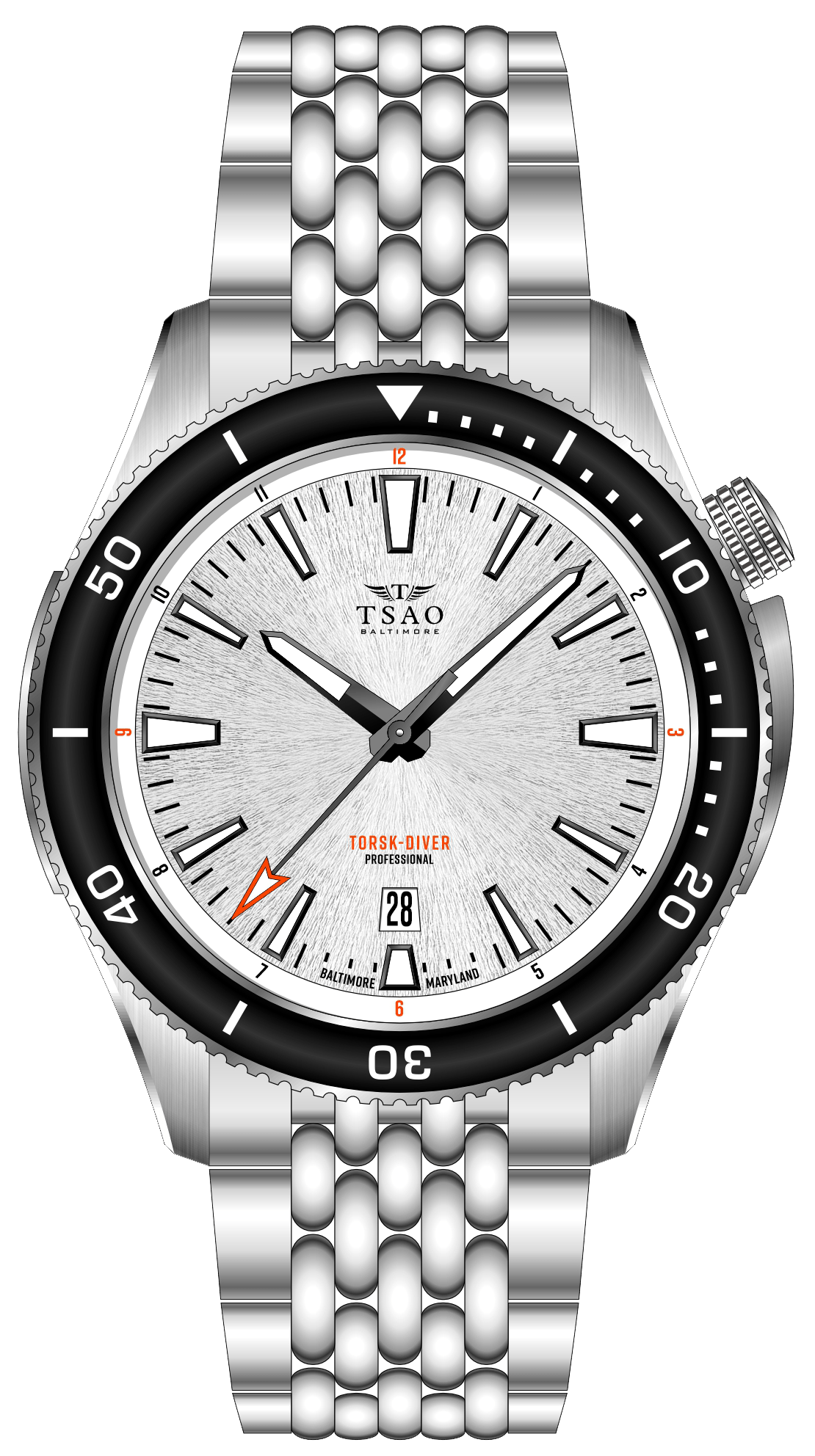 Steel Torsk-Diver Pro Polar White – Tsao Baltimore Steel Torsk-Diver Pro Polar White – Tsao Baltimore