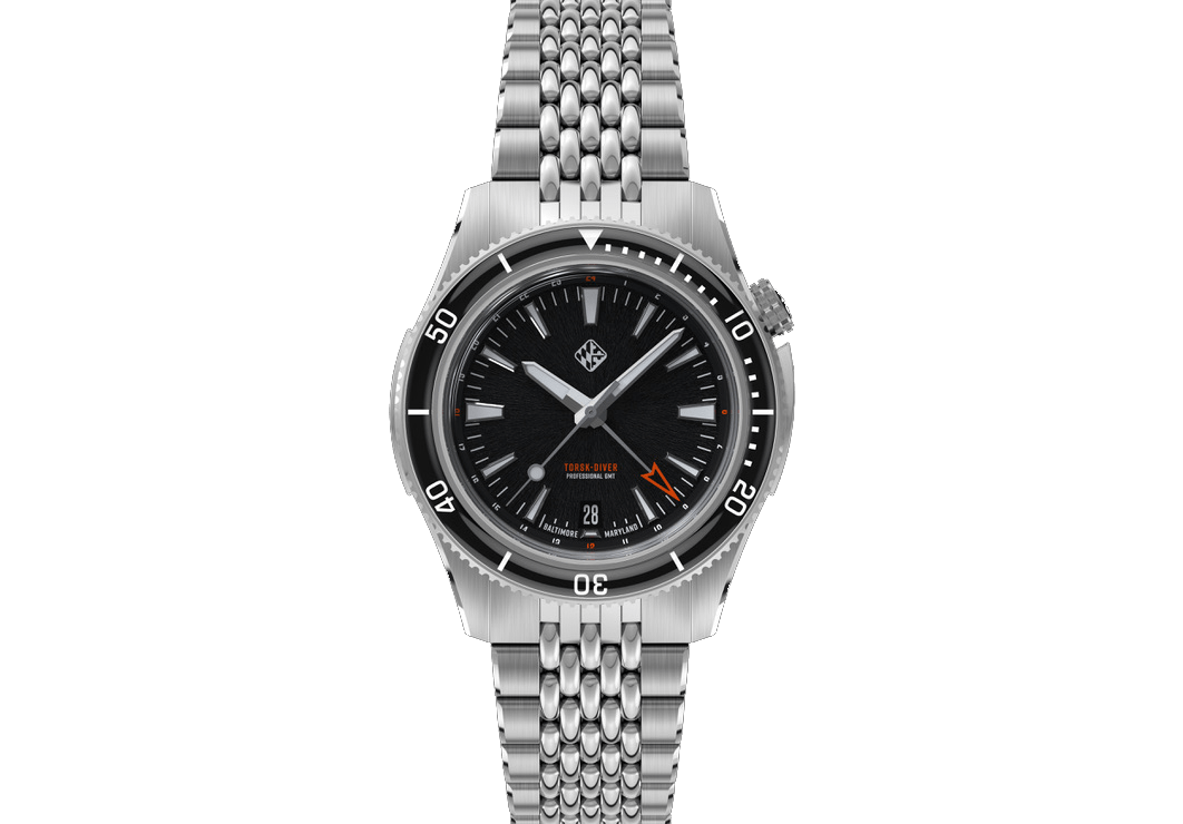 Steel Torsk-Diver Pro GMT 39 - Onyx Black (Preorder) – Tsao Baltimore