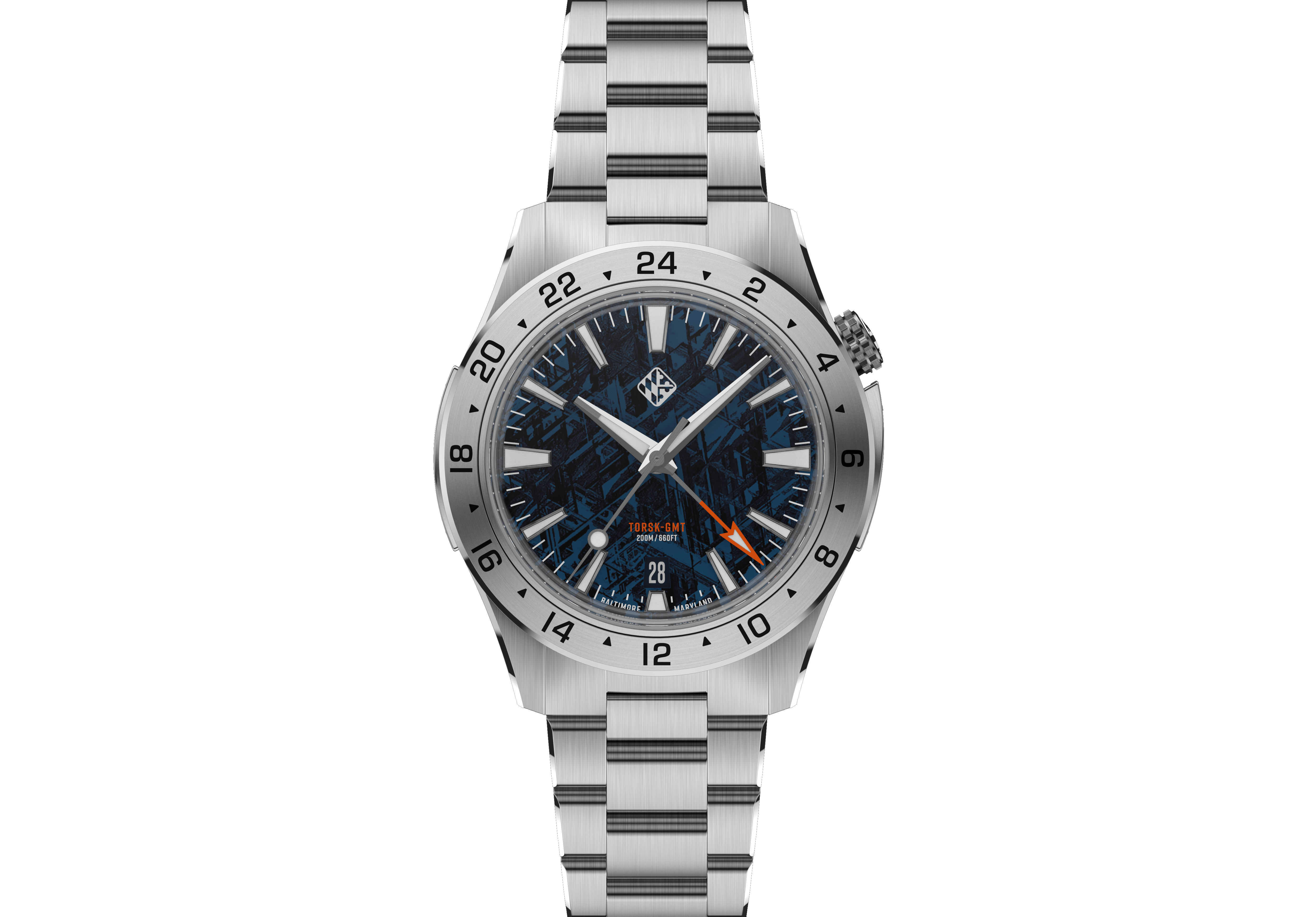 りょうこ様ブルーs Steel Torsk GMT 39 - Cobalt Blue Meteorite (Preorder) – Tsao Baltimore