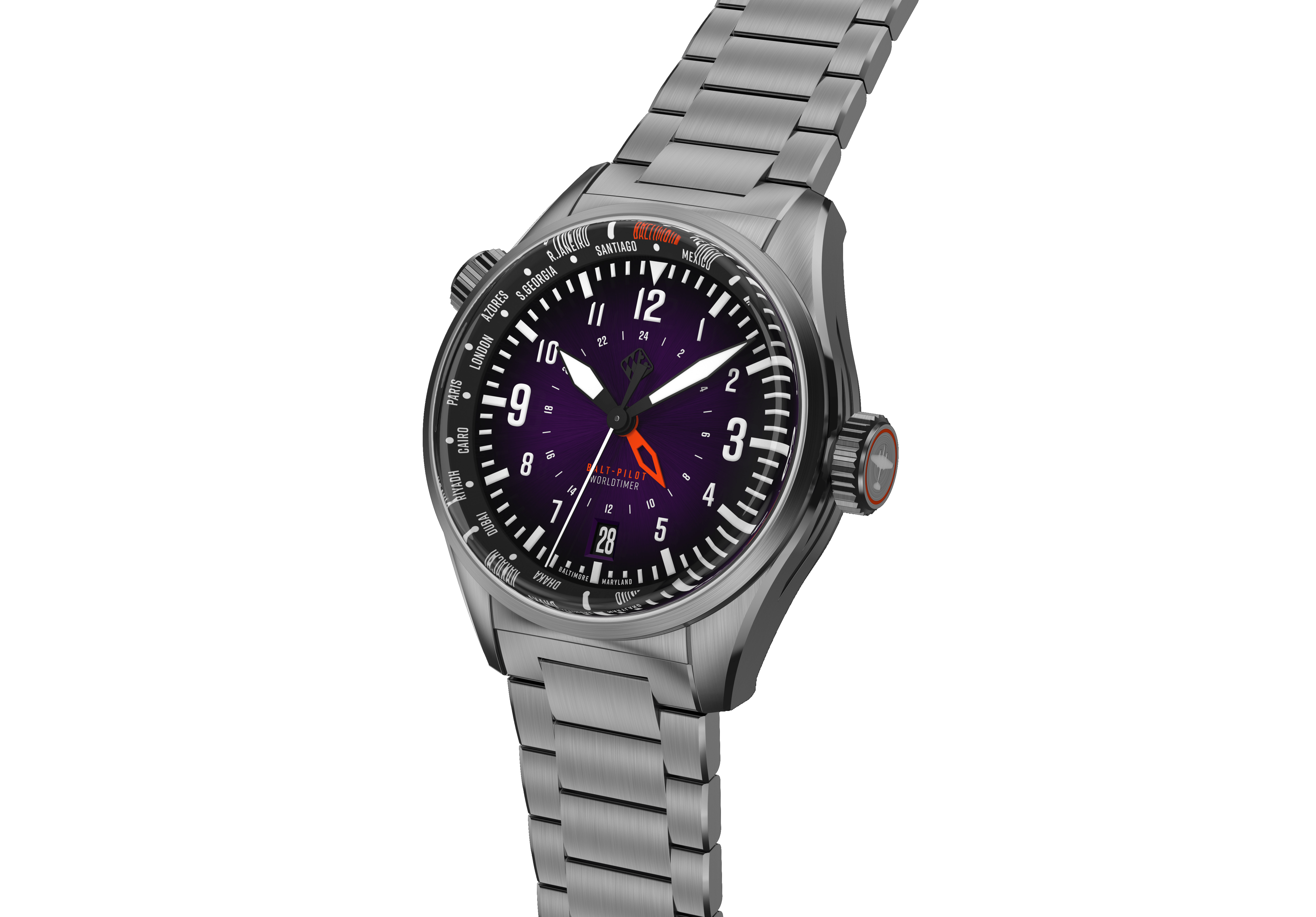 Balt-Pilot Worldtimer Raven – Tsao Baltimore Balt-Pilot Worldtimer Raven – Tsao Baltimore