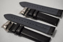 Black Aged Leather Watch Strap - Large Watch Straps Tsao Baltimore