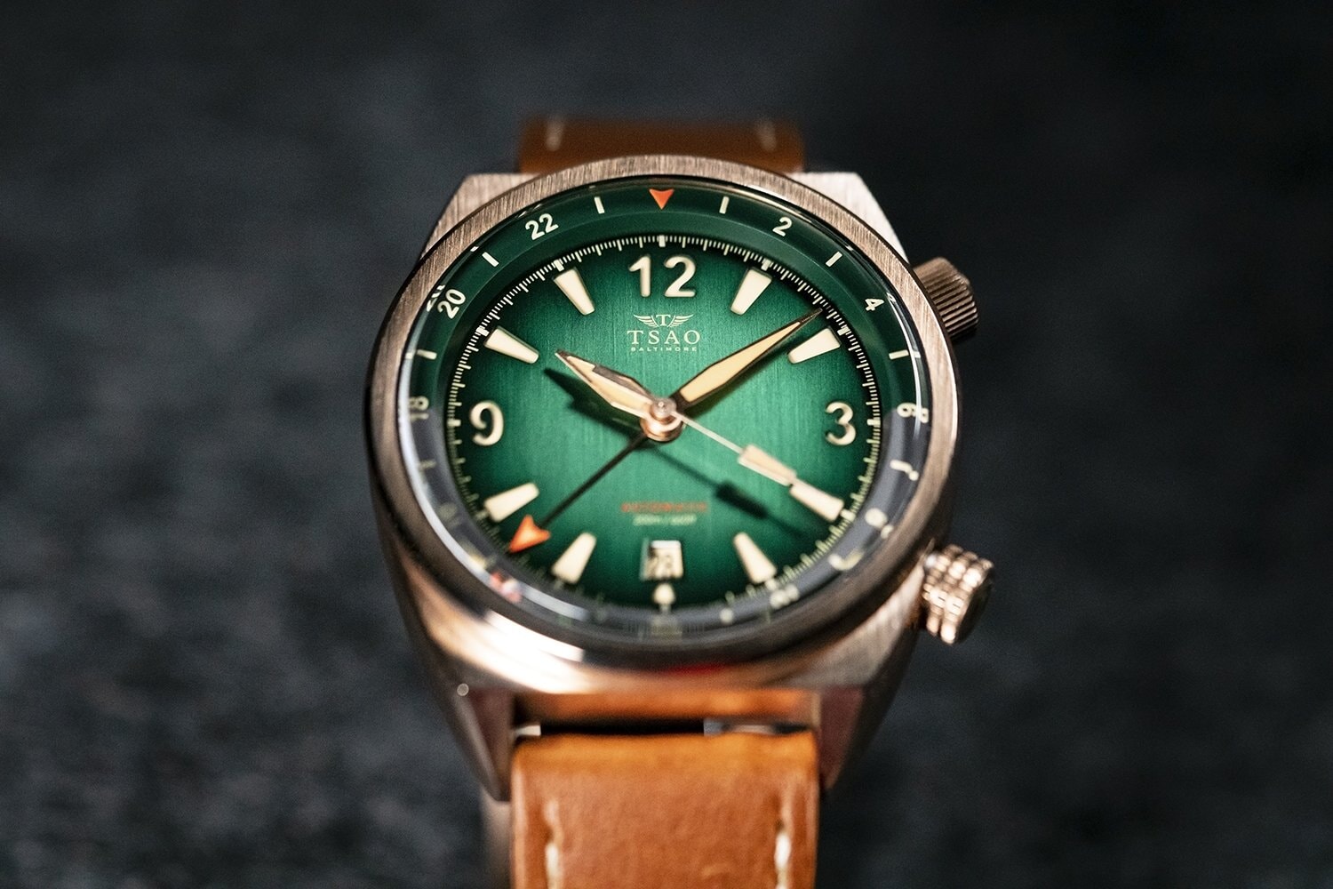 LEGACY BRONZE GMT - GREEN FUME – Tsao Baltimore