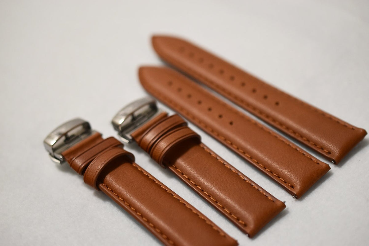 Saddle leather watch discount strap