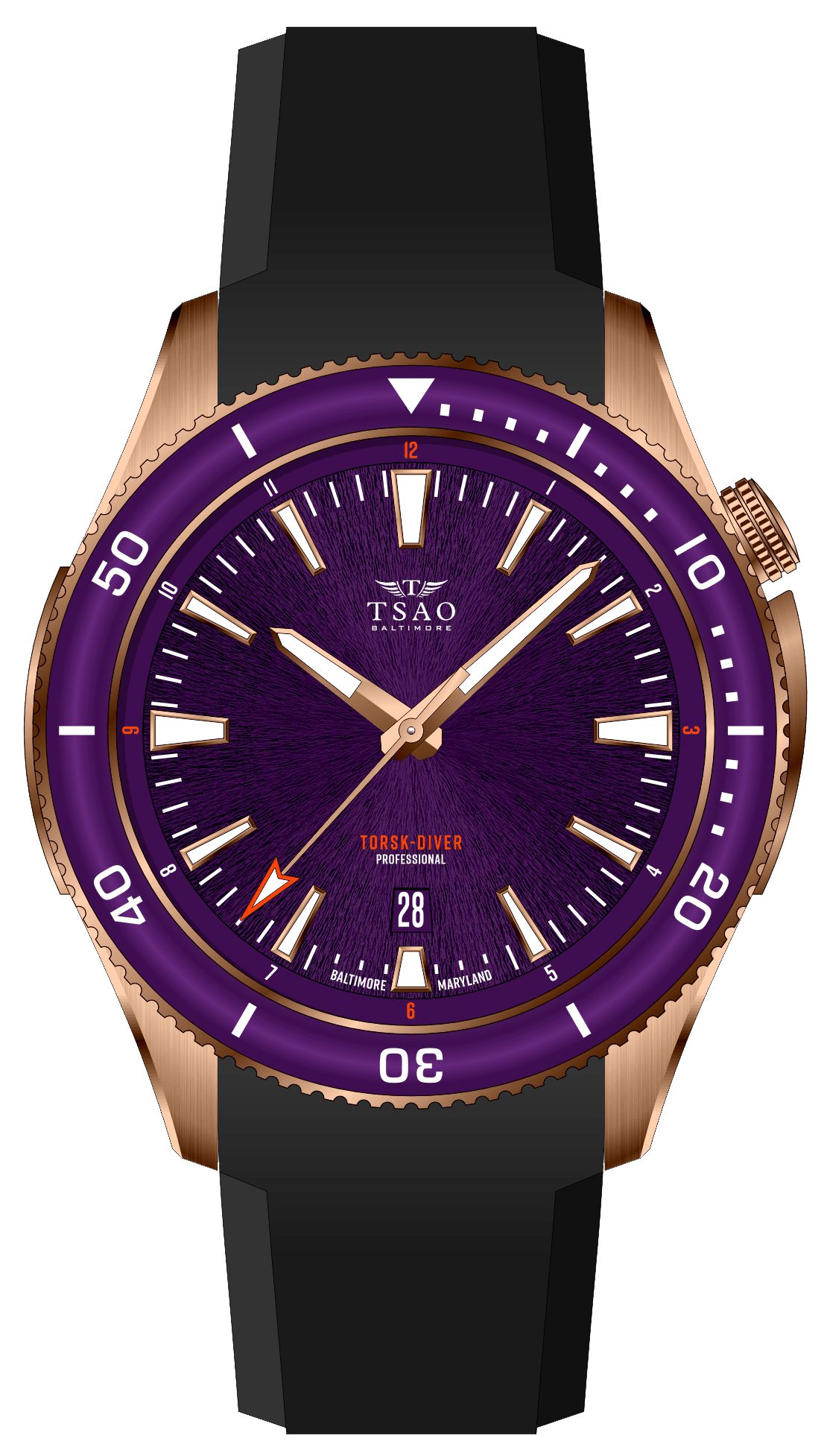 
                  
                    Bronze Torsk-Diver Pro Raven Purple Tsao Baltimore 
                  
                