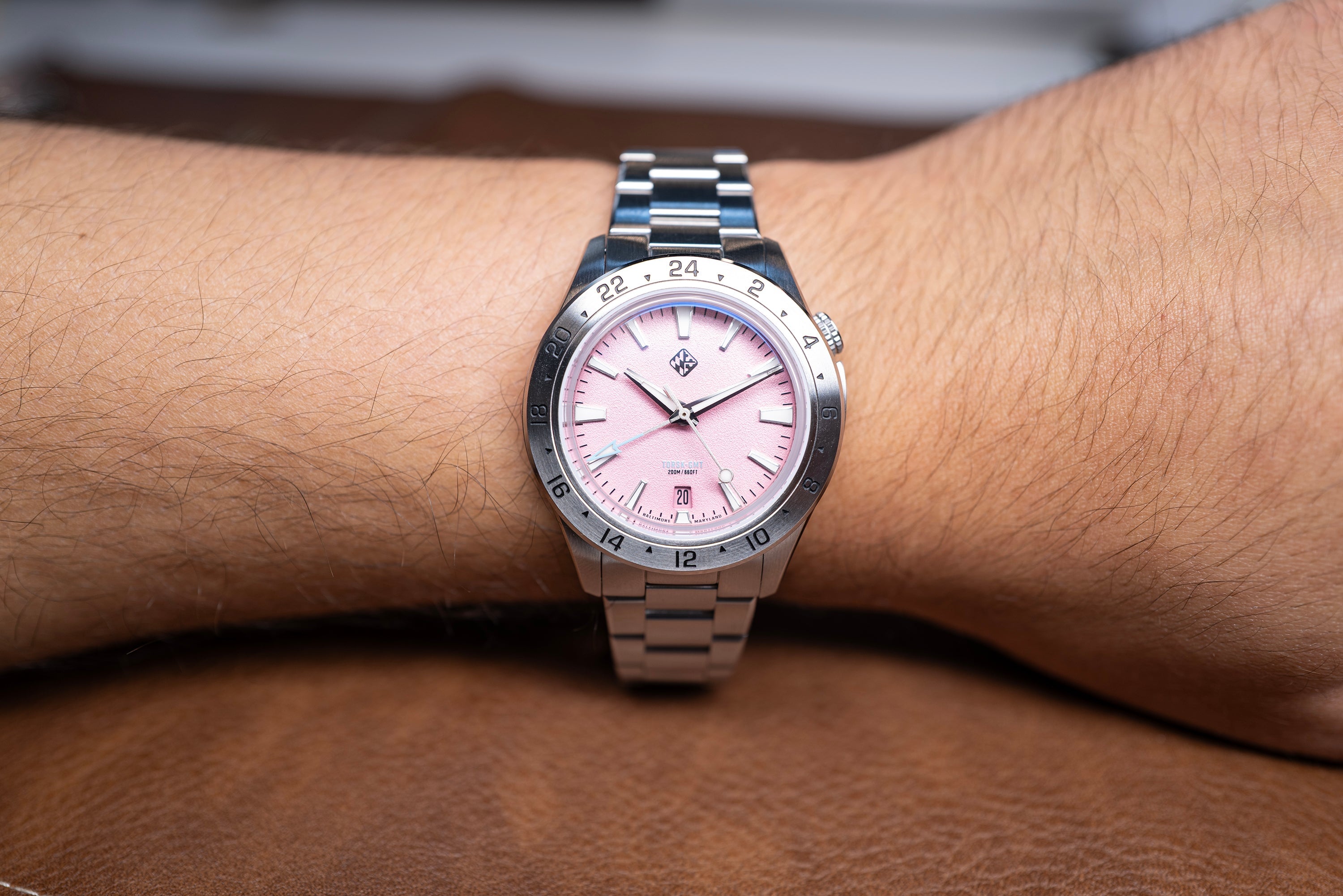 Steel Torsk GMT 39 Pastel Series - Cotton Candy Pink – Tsao Baltimore