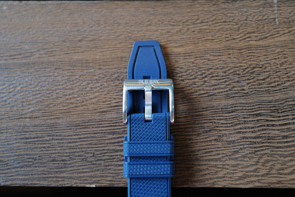 
                  
                    FKM Rubber Strap - OLD BAY Blue Watch Straps Tsao Baltimore 
                  
                