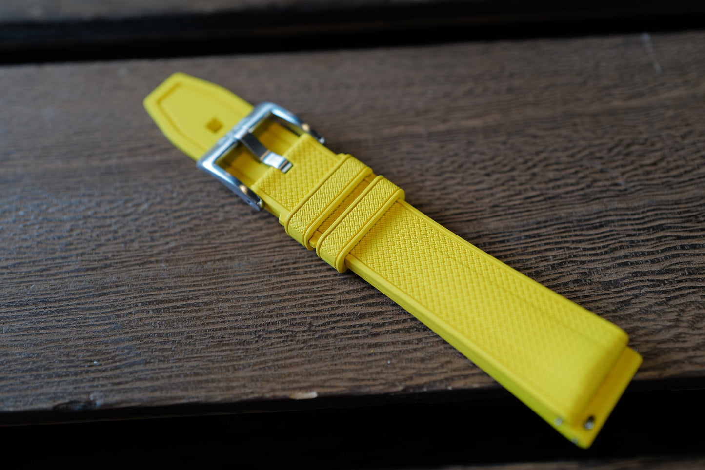 
                  
                    FKM Rubber Strap - OLD BAY Yellow Watch Straps Tsao Baltimore 
                  
                