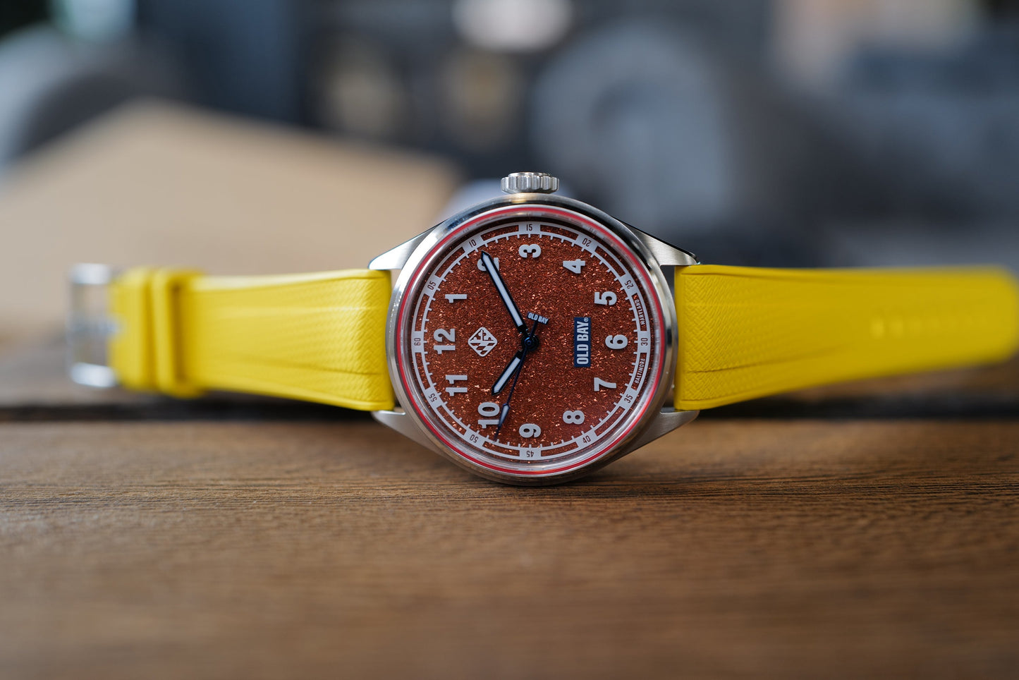 
                  
                    FKM Rubber Strap - OLD BAY Yellow Watch Straps Tsao Baltimore 
                  
                