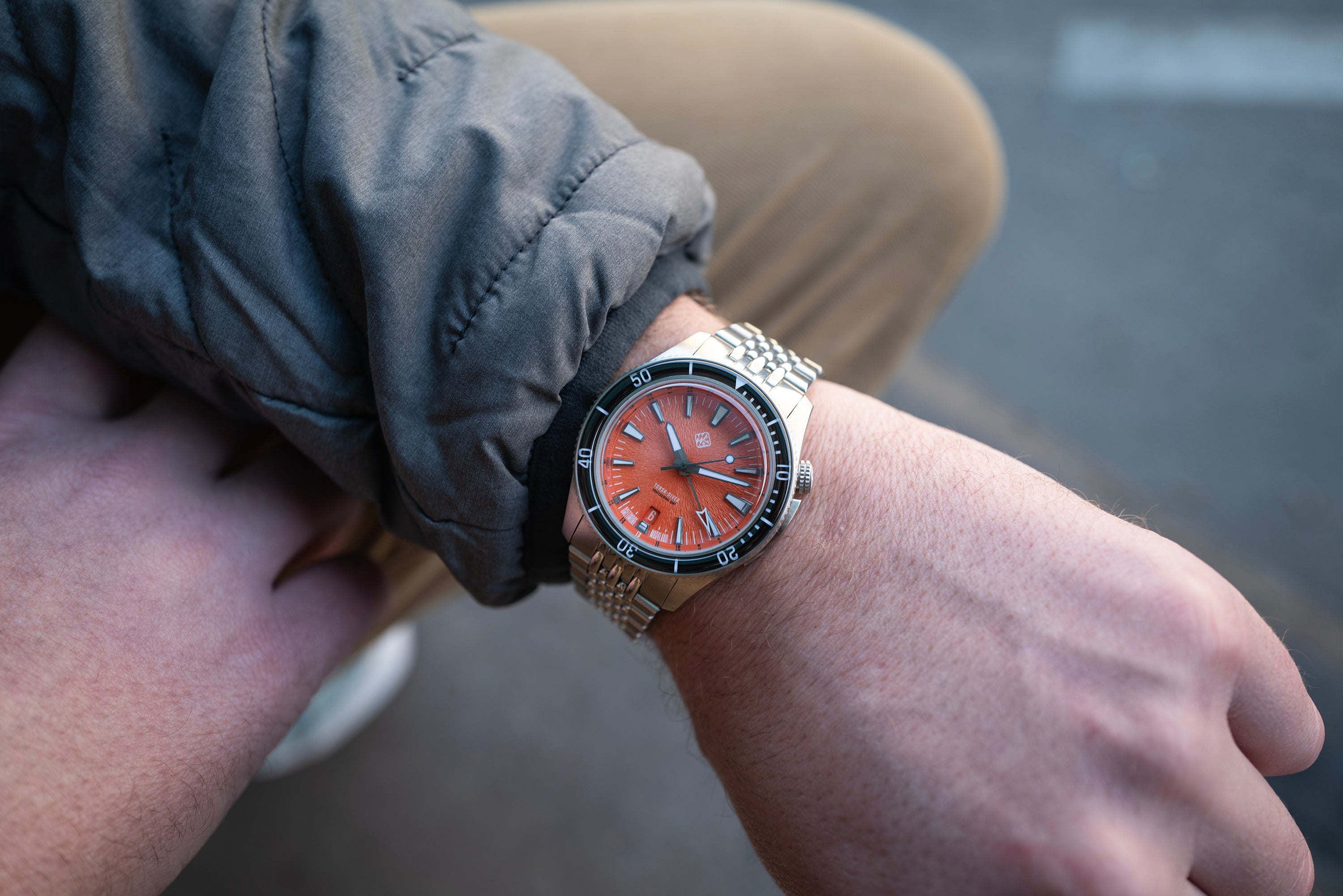 Steel Torsk-Diver Pro GMT 39 - Camden Orange – Tsao Baltimore