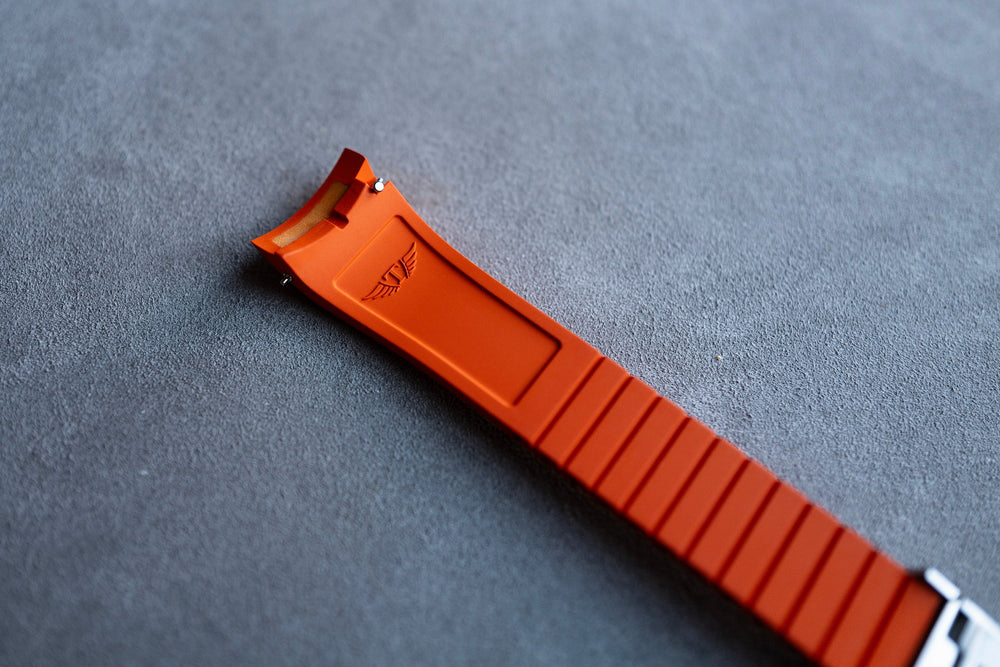 
                  
                    Torsk-Diver Pro FKM Rubber Strap - Orange Watch Straps Tsao Baltimore 
                  
                