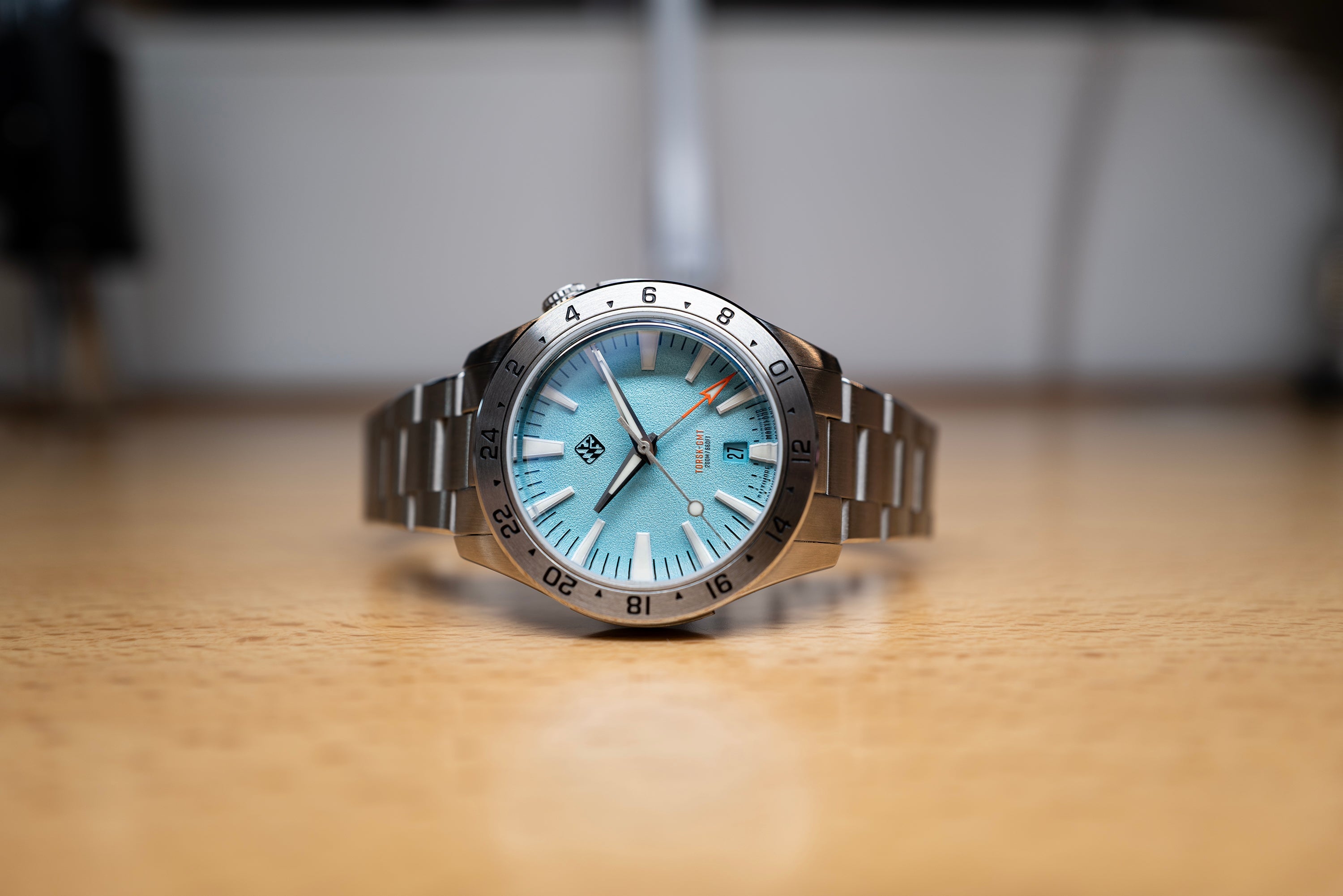 Steel Torsk GMT 39 Pastel Series - Arctic Blue – Tsao Baltimore