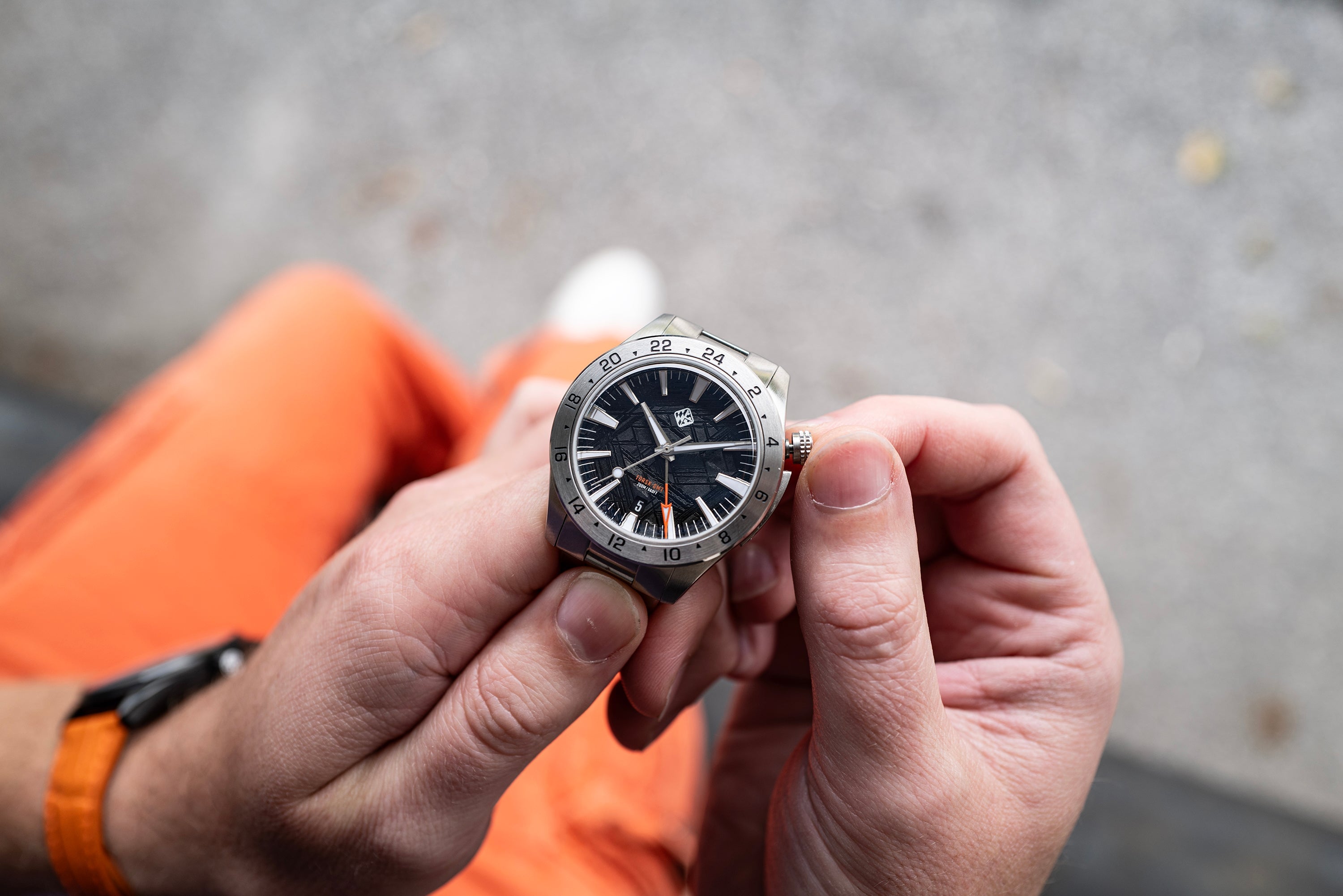 Steel Torsk GMT 39 - Black Meteorite (Preorder) – Tsao Baltimore