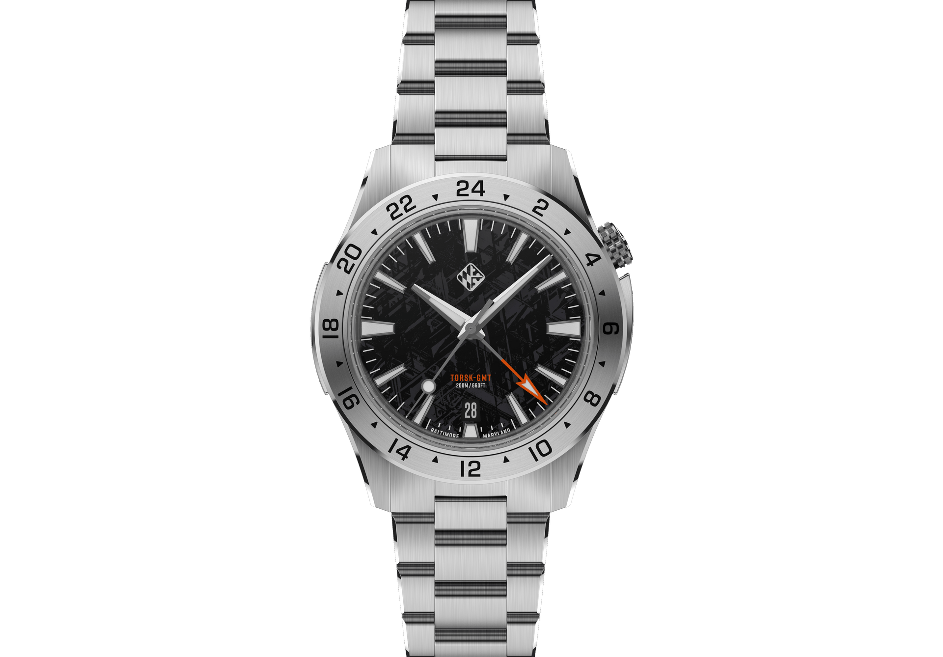 Steel Torsk GMT 39 - Black Meteorite (Preorder) – Tsao Baltimore