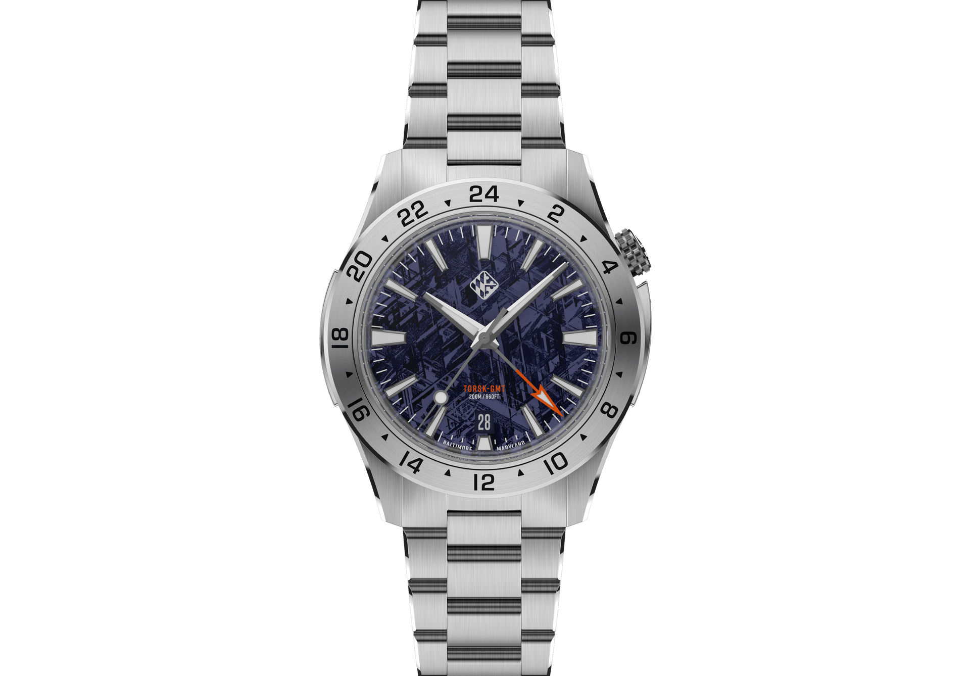 ザ・メープル Steel Torsk GMT 39 - Purple Meteorite (Preorder) – Tsao Baltimore