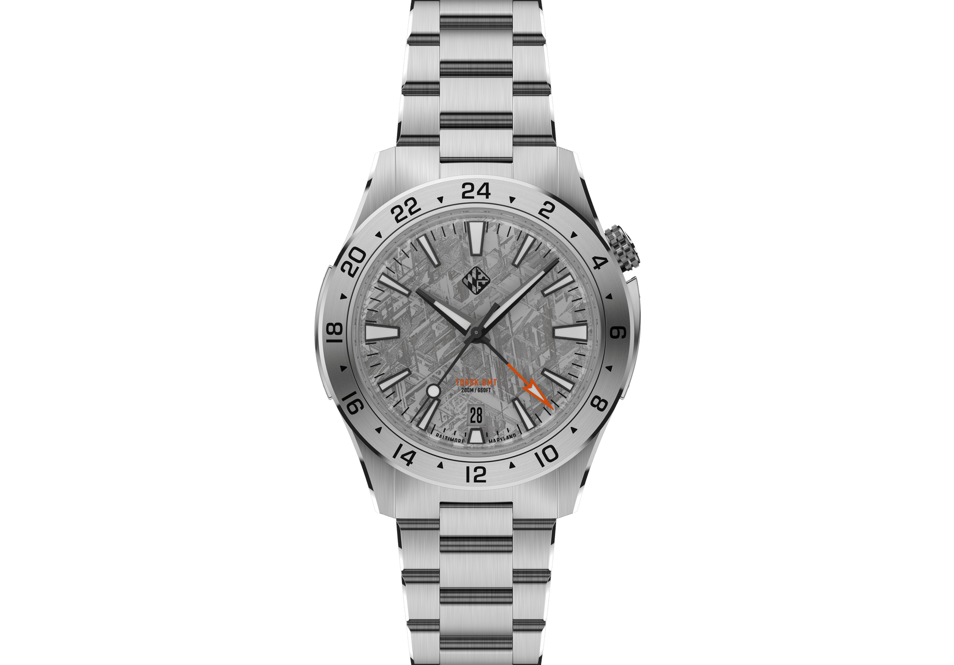 Steel Torsk GMT 39 - Natural Meteorite (Preorder) – Tsao Baltimore