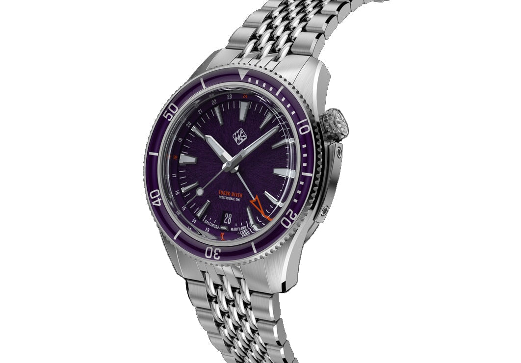 Steel Torsk-Diver Pro GMT 39 -Raven Purple (Preorder) – Tsao Baltimore