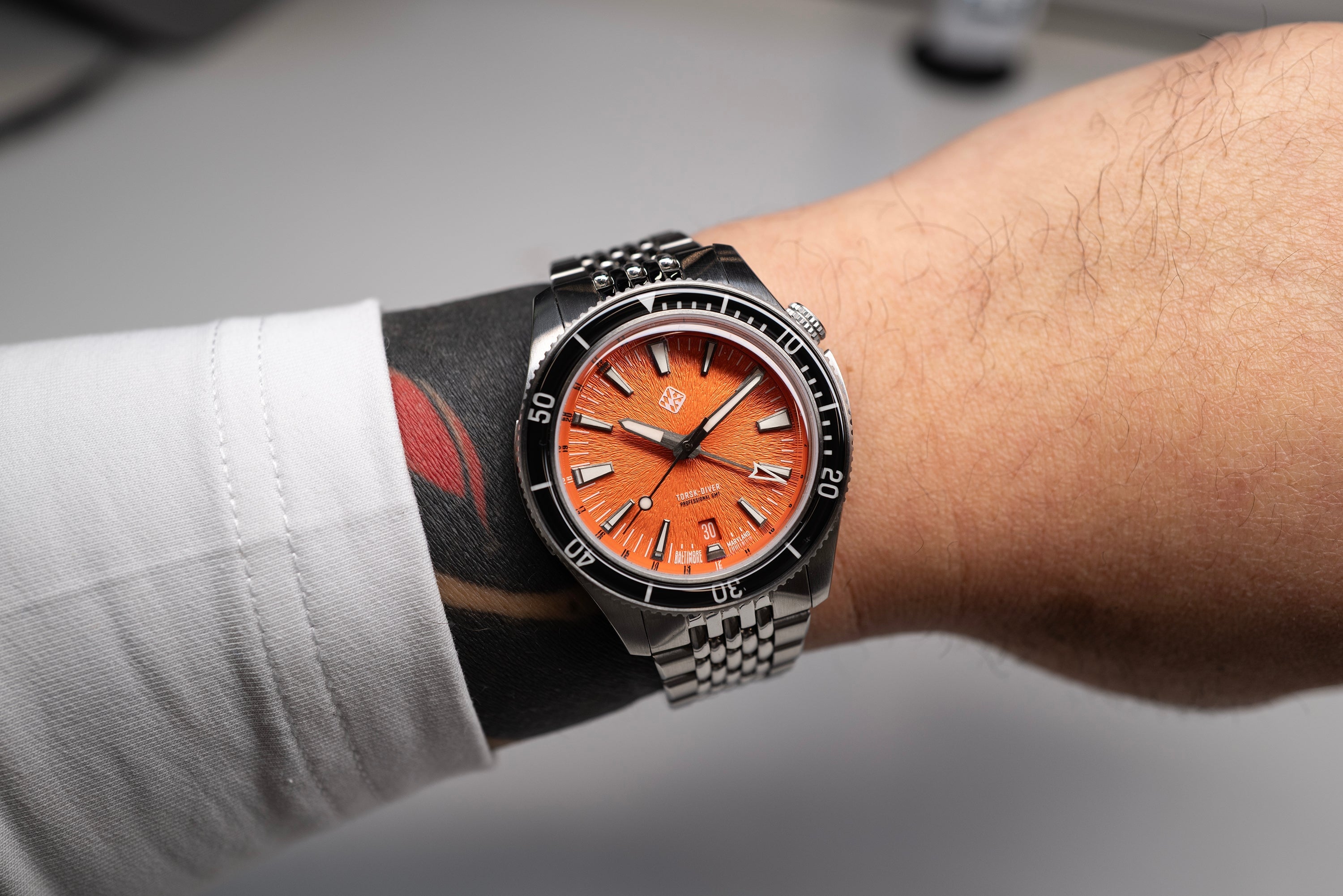 TSAO Baltimore Torsk Diver Miyota 9075 GMT Pre-Order $100 Off