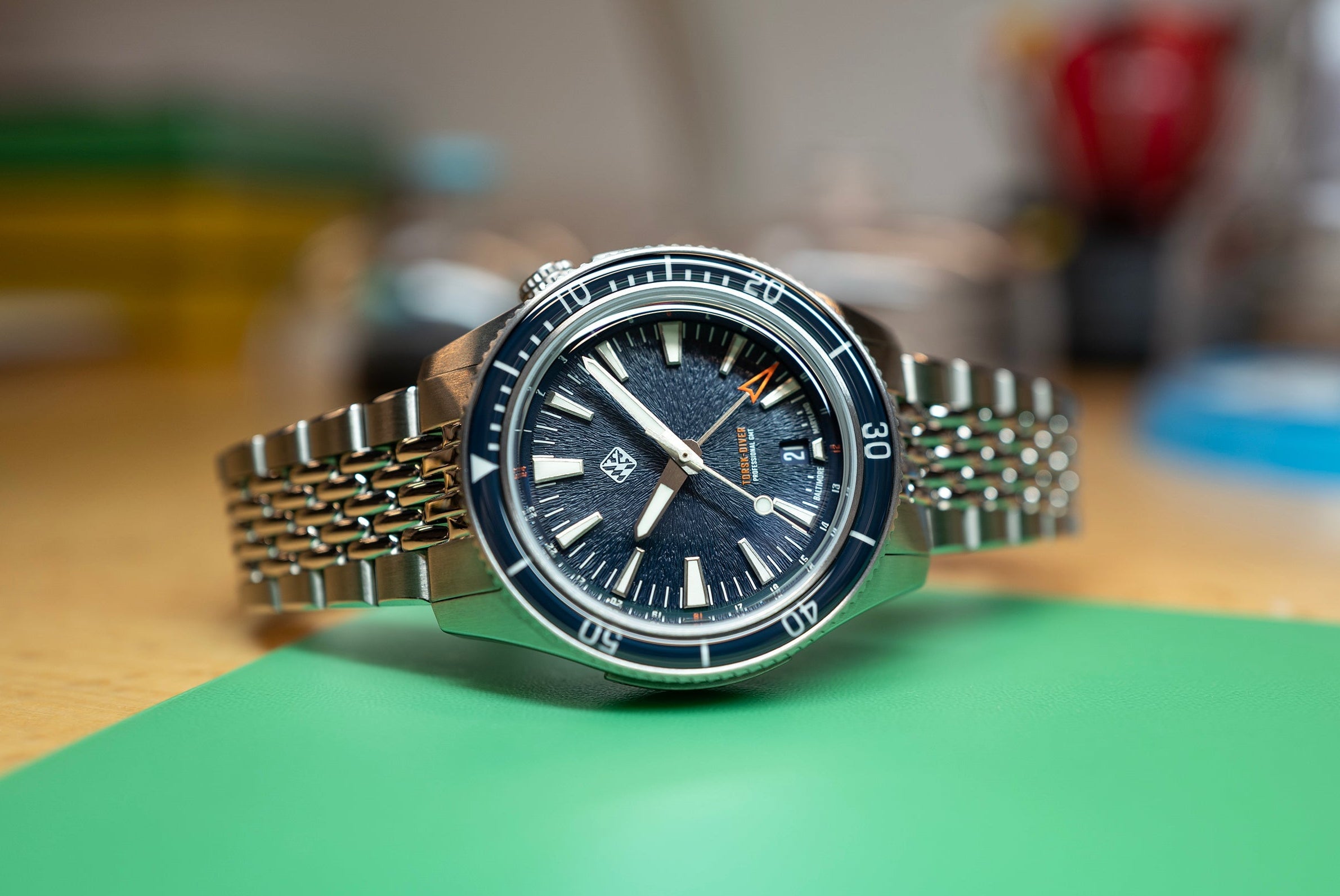 TSAO Baltimore Torsk Diver Miyota 9075 GMT Pre-Order $100 Off