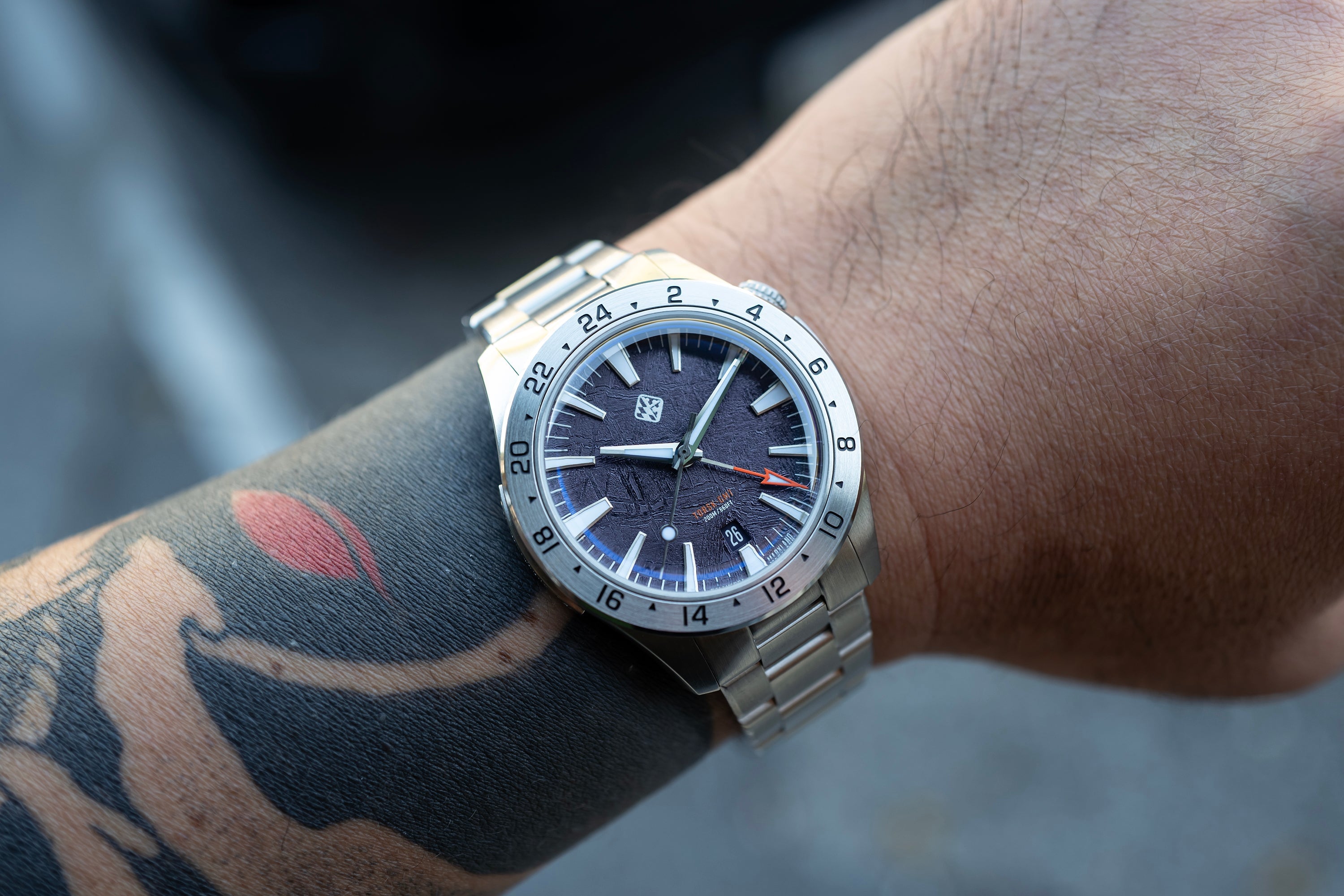 銀タロー Steel Torsk GMT 39 - Purple Meteorite (Preorder) – Tsao Baltimore