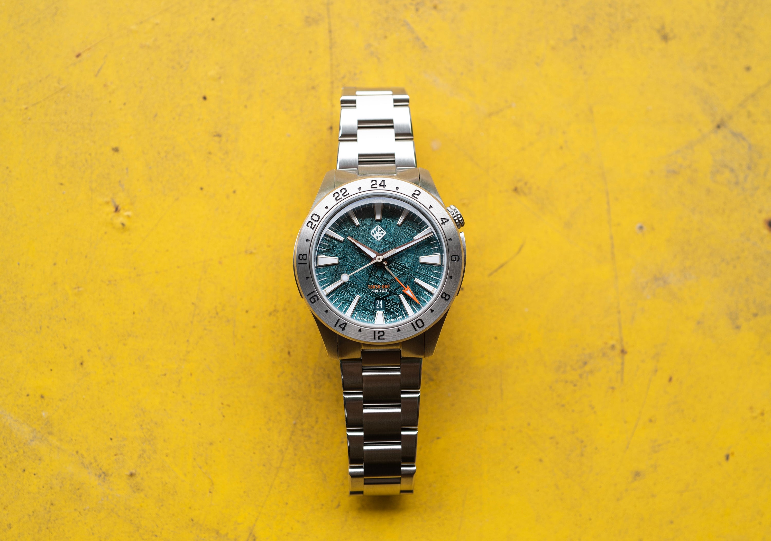 Steel Torsk GMT 39 - Teal Meteorite (Preorder) – Tsao Baltimore