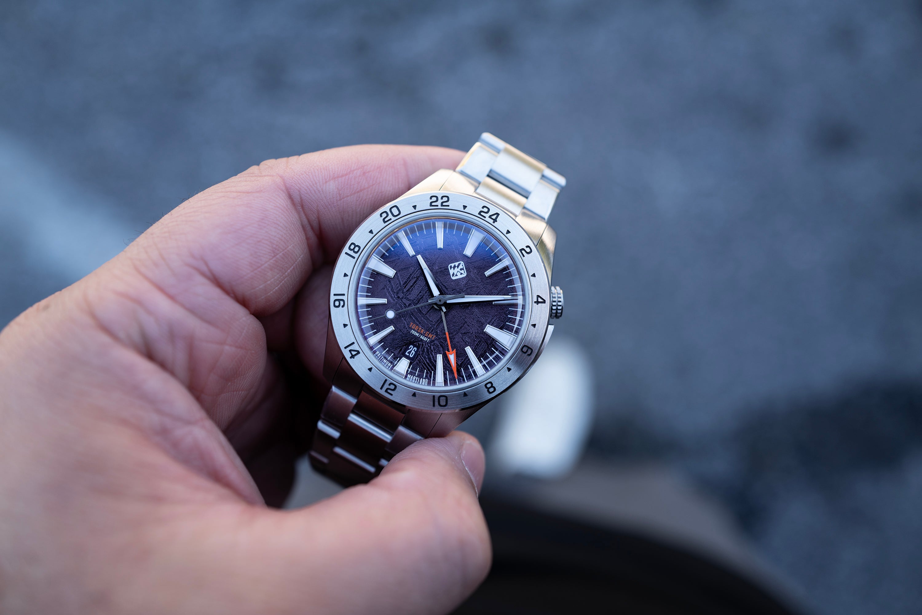 Steel Torsk GMT 39 - Purple Meteorite (Preorder) – Tsao Baltimore