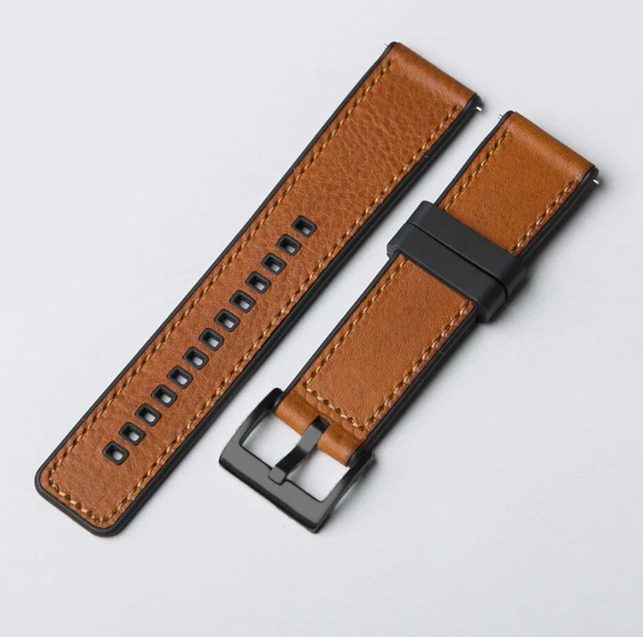 Hybrid Leather - Saddle Brown Watch Straps Tsao Baltimore DLC 