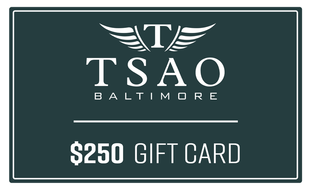 
                  
                    eGift Cards Gift Card Tsao Baltimore $250.00 USD 
                  
                