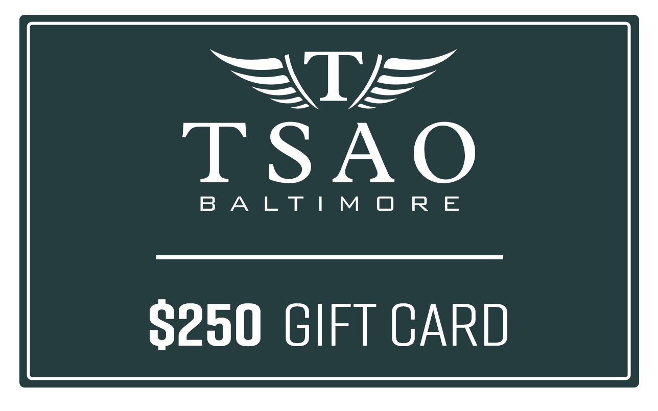 
                  
                    eGift Cards Gift Card Tsao Baltimore $250.00 USD 
                  
                