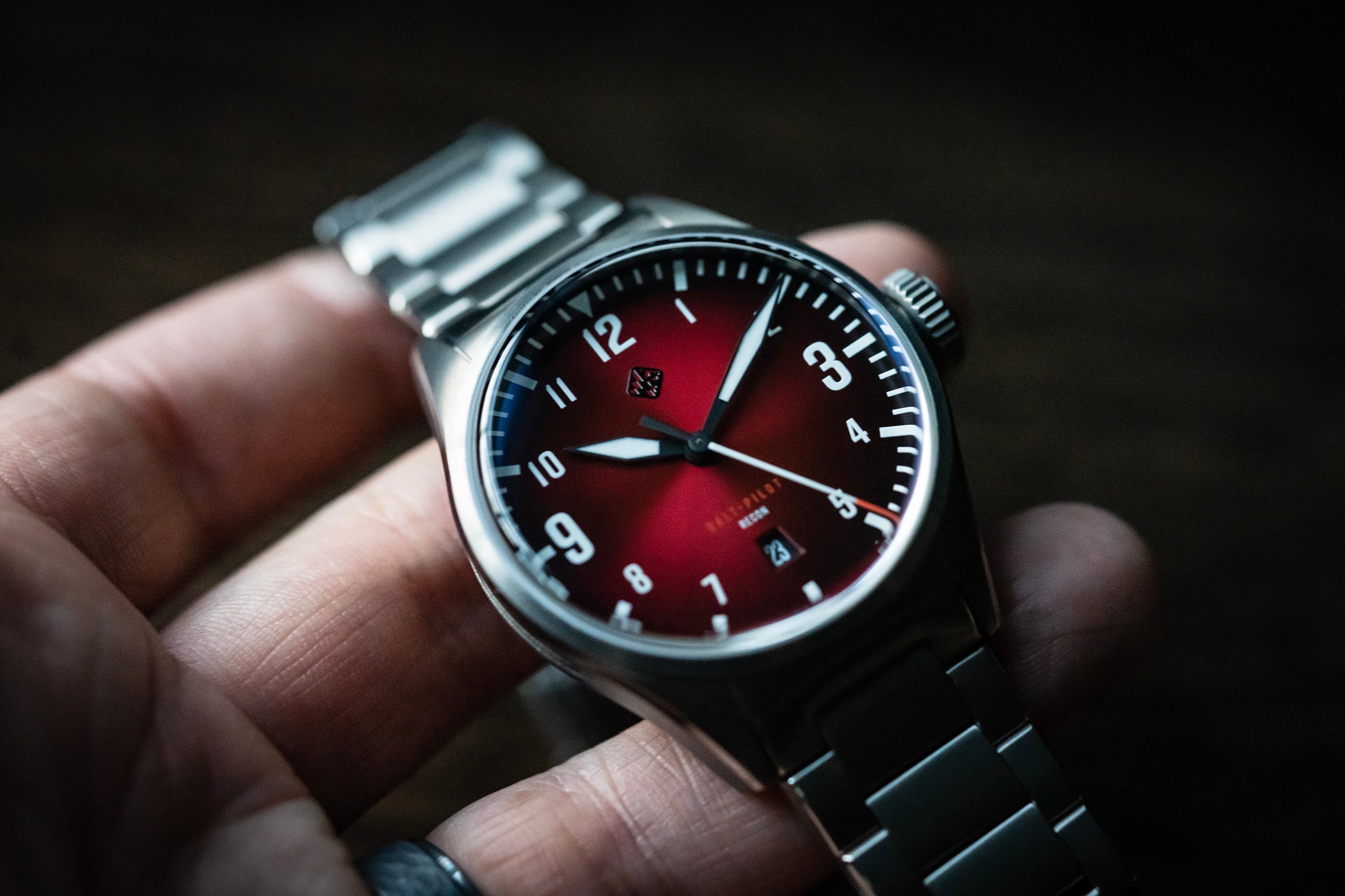 Balt-Pilot Recon Crimson Red Watches Tsao Baltimore 