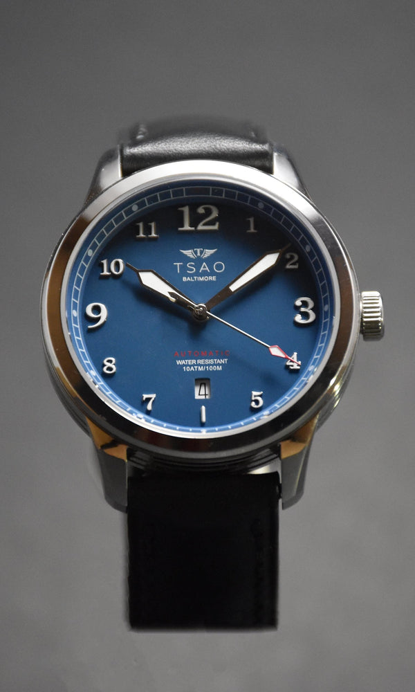 
                  
                    Founders Edition Silver Blue Watches Tsao Baltimore Black Aged 
                  
                
