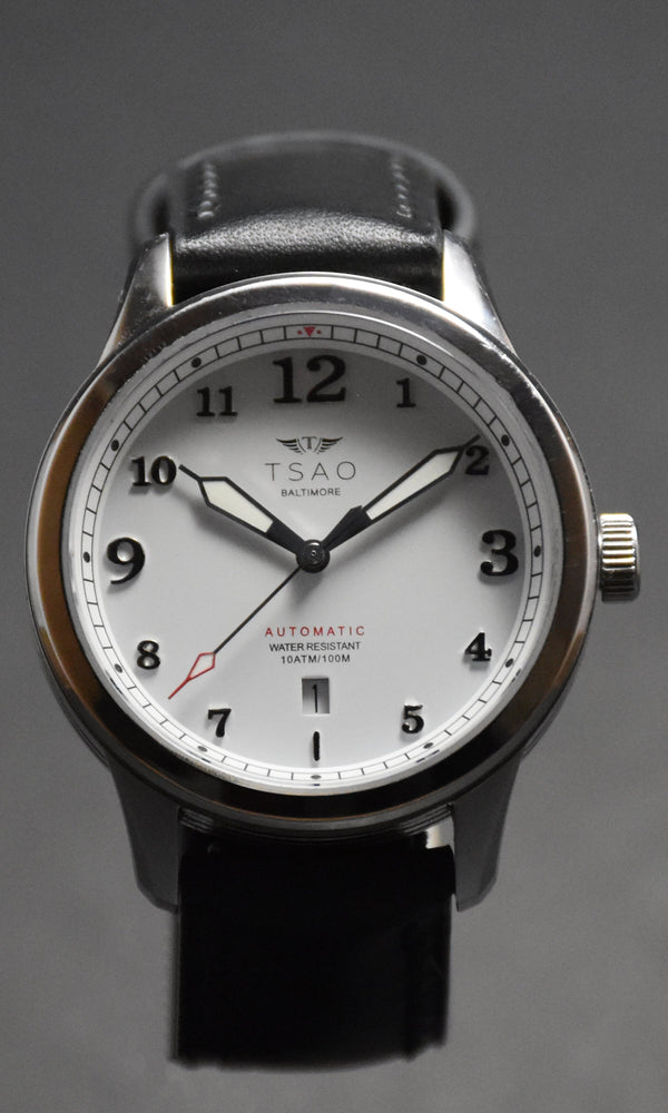 
                  
                    Limited Edition Silver White Watches Tsao Baltimore Black Aged 
                  
                