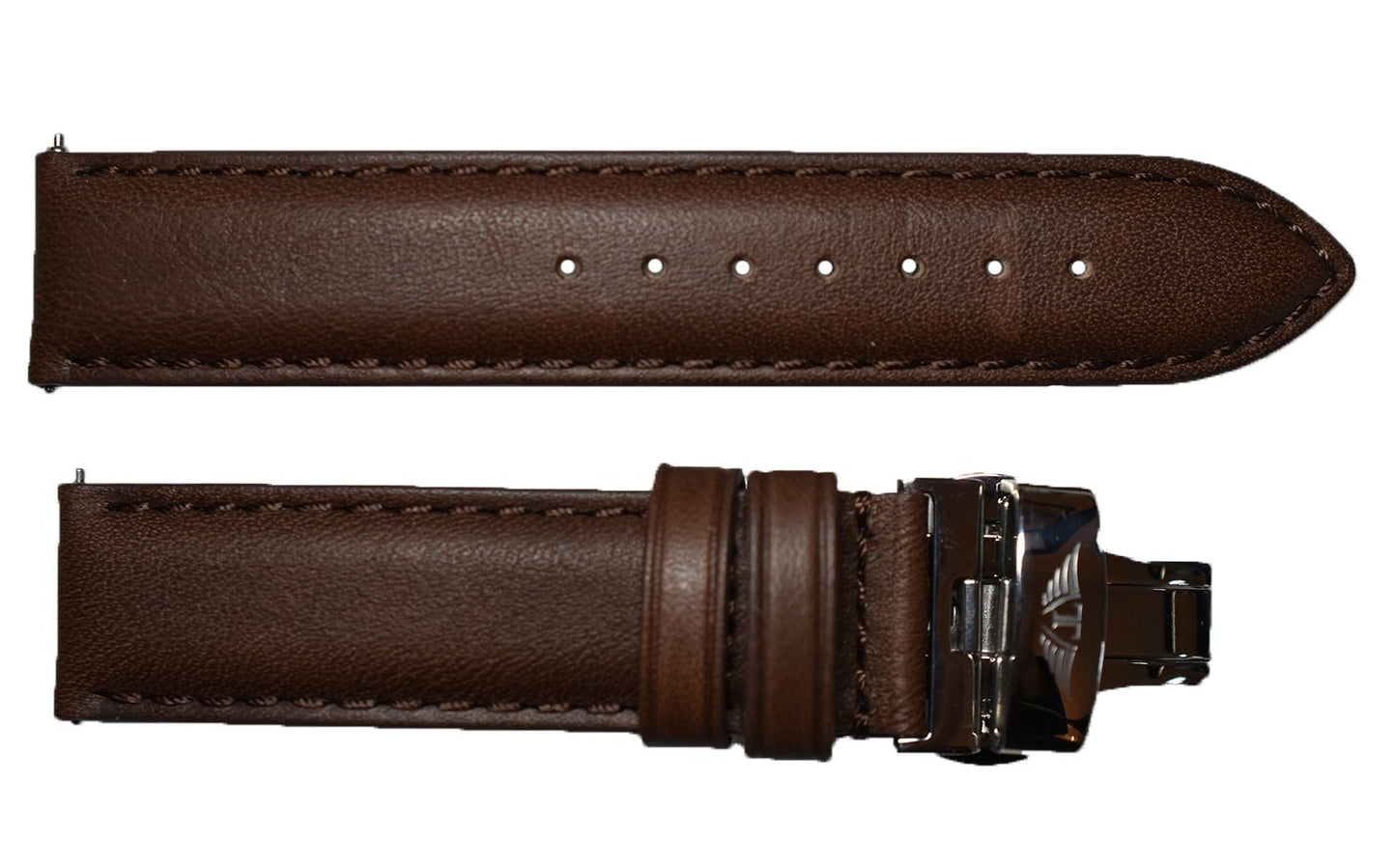 
                  
                    Brown Aged Leather Band Watch Straps Tsao Baltimore 
                  
                