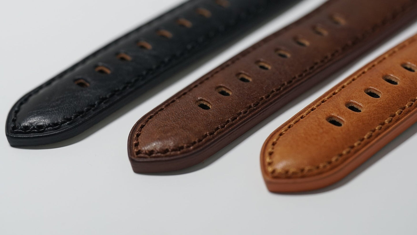 
                  
                    TORSK-DIVER Vintage Light Brown Leather Strap (Long) Watch Straps Tsao Baltimore 
                  
                