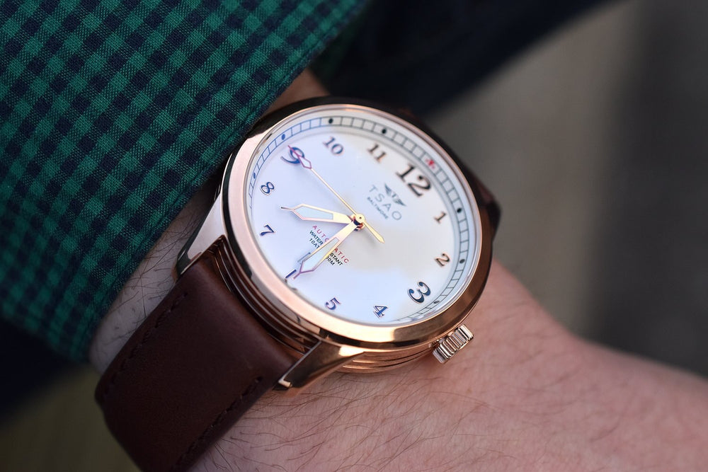 
                  
                    Founders Edition Rose Gold White Watches Tsao Baltimore 
                  
                