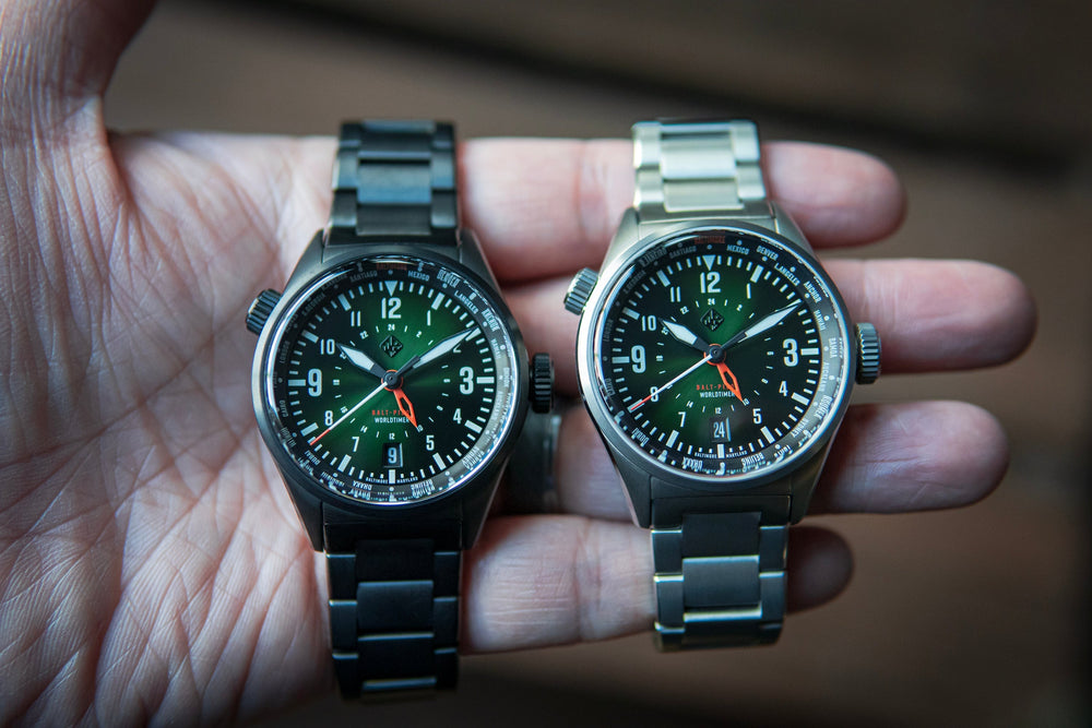 
                  
                    Balt-Pilot Worldtimer Dark Emerald Watches Tsao Baltimore 
                  
                