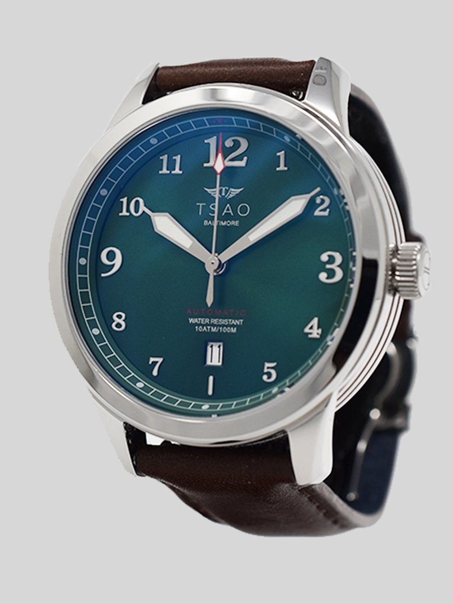 Founders Edition Emerald Sunray Watches Tsao Baltimore Brown Aged 
