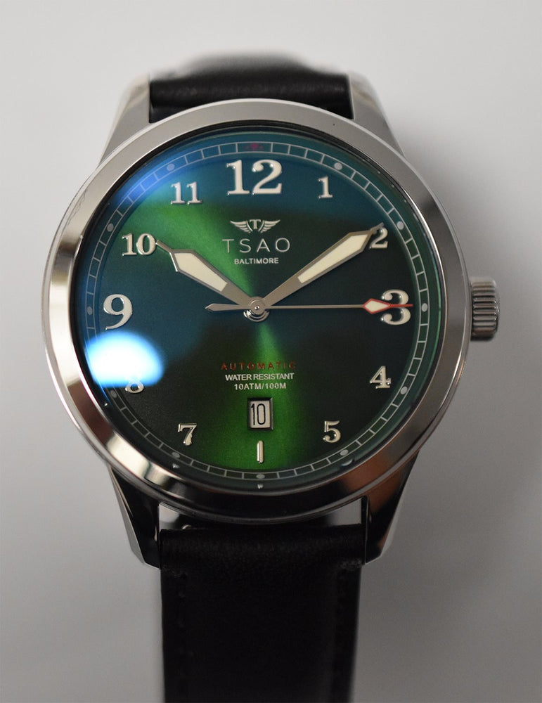 
                  
                    Founders Edition Emerald Sunray Watches Tsao Baltimore Black Aged 
                  
                