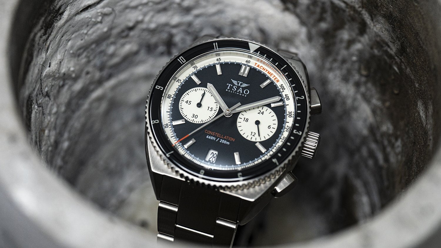 Constellation Chrono-Diver - Reverse Panda – Tsao Baltimore