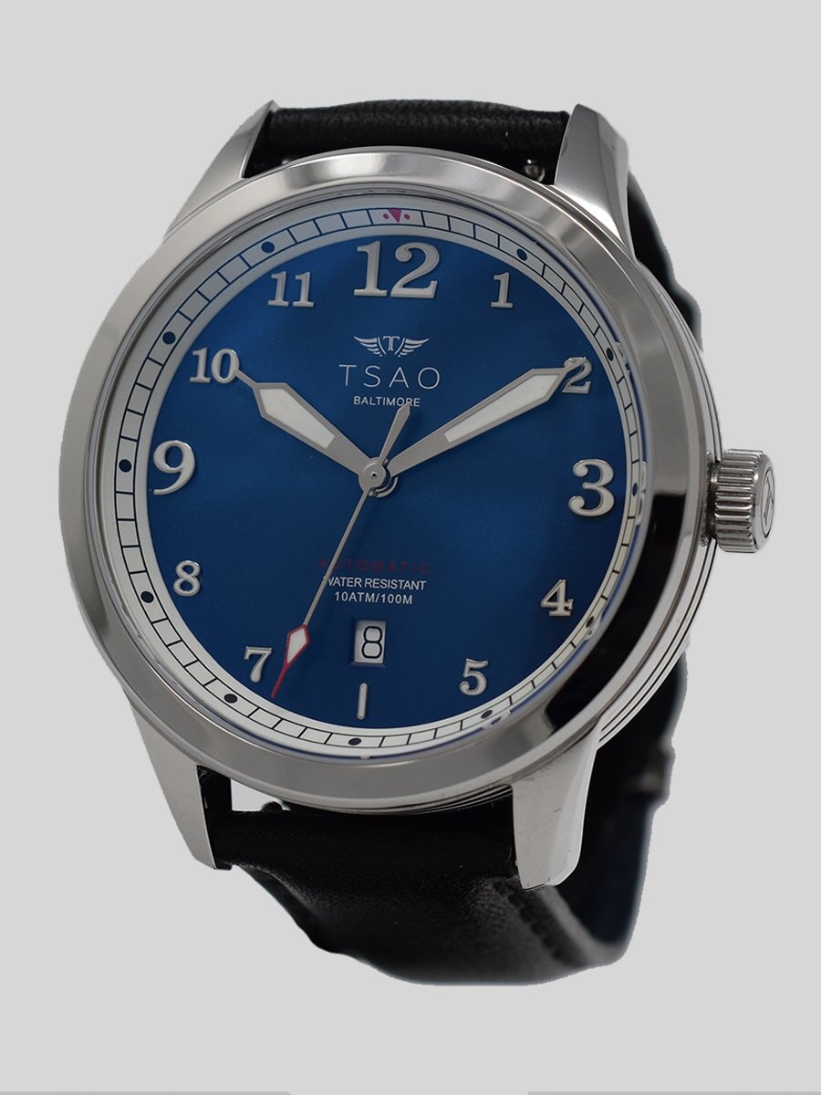 Founders Edition Sunray Blue Watches Tsao Baltimore Black Aged 