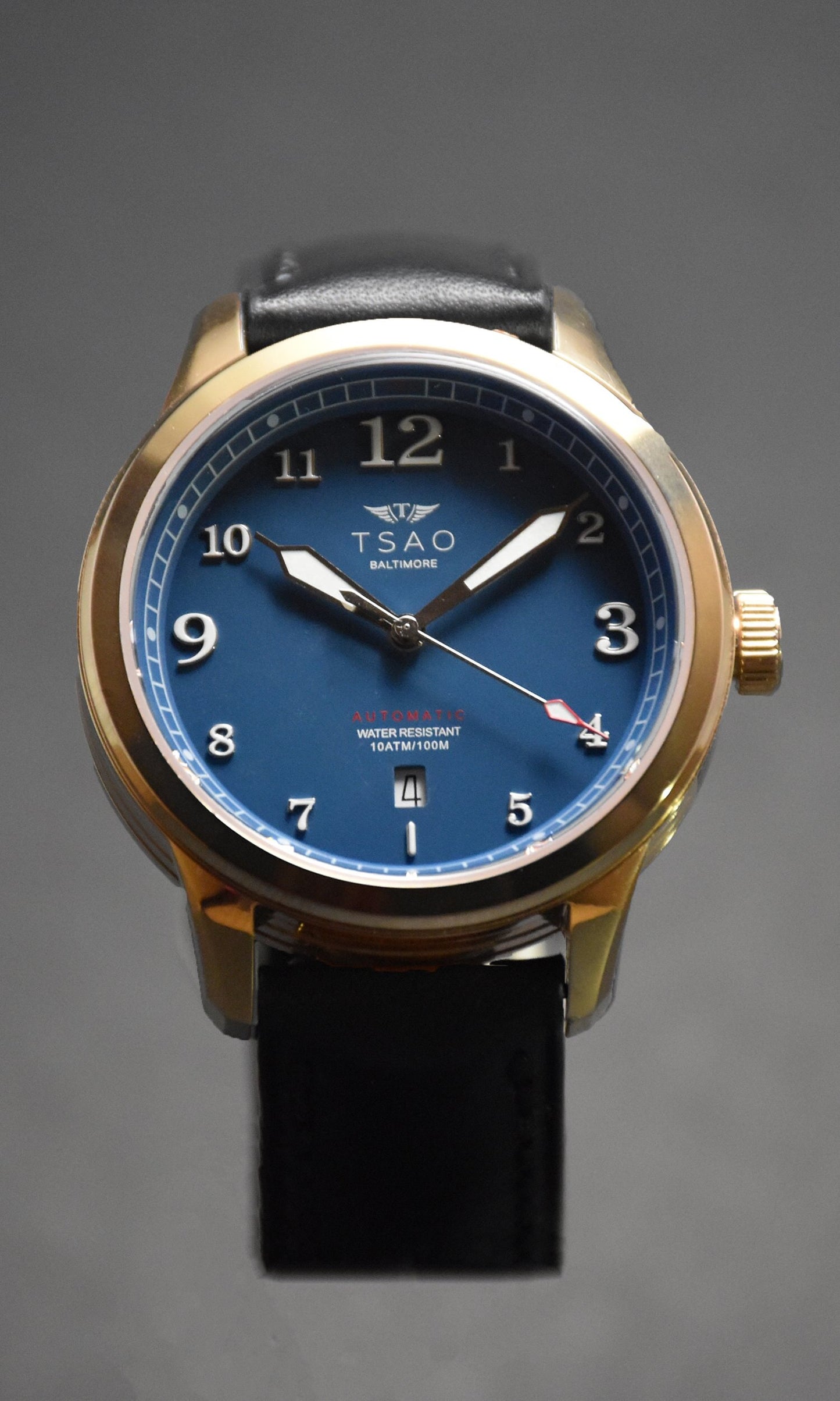 Limited Edition Rose Gold Blue Watches Tsao Baltimore Black Aged 