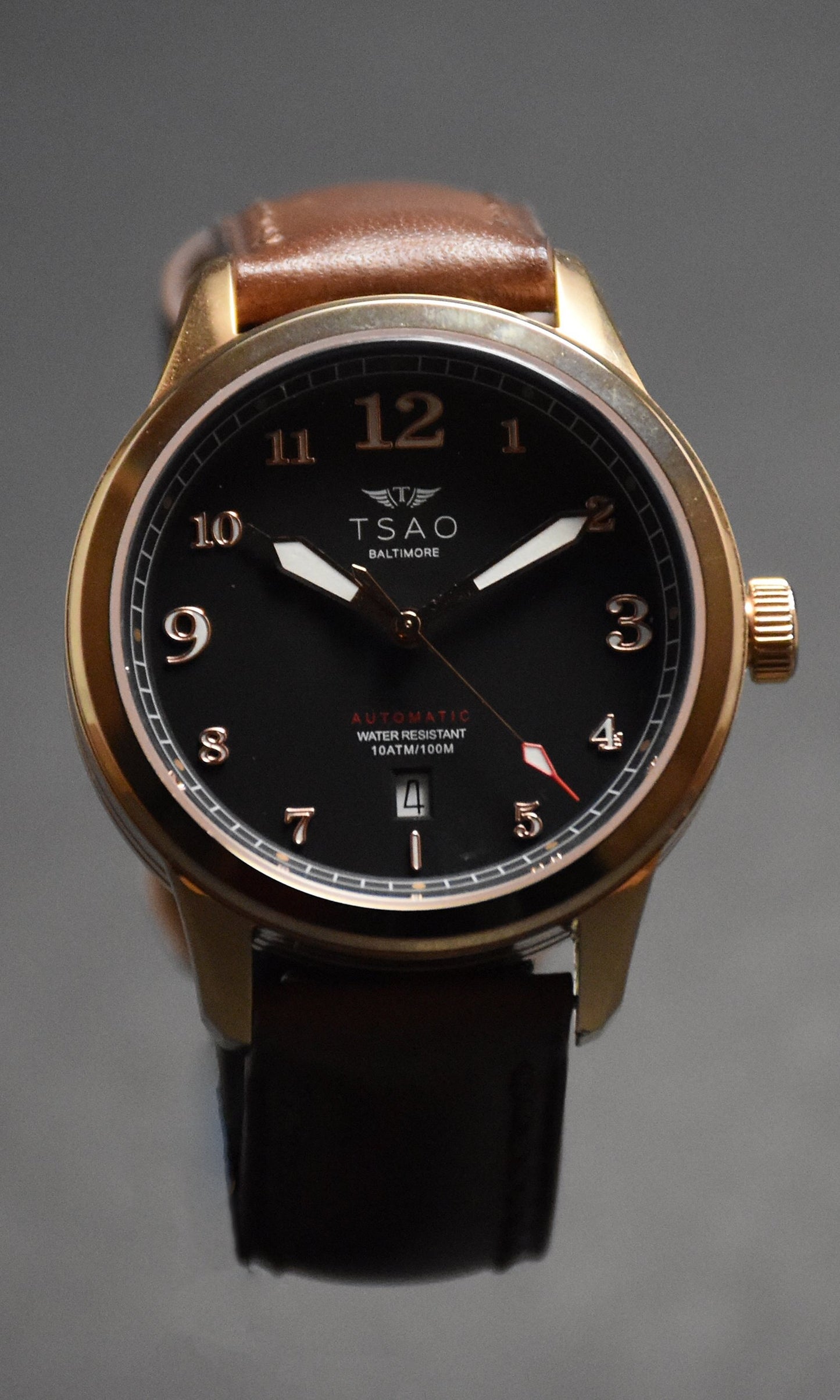 
                  
                    Founders Edition Rose Gold Black Watches Tsao Baltimore Brown Aged 
                  
                