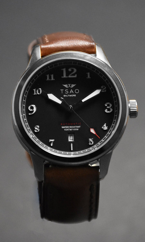 
                  
                    Limited Edition Silver Black - SOLD OUT Watches Tsao Baltimore Brown Aged 
                  
                