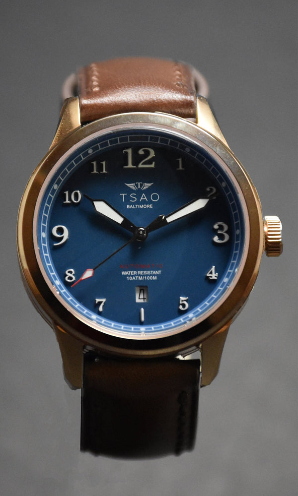 
                  
                    Limited Edition Rose Gold Blue Watches Tsao Baltimore 
                  
                