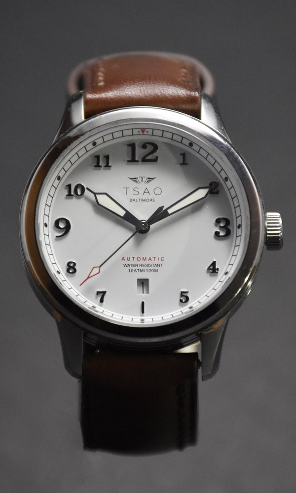 
                  
                    Founders Edition Silver White Watches Tsao Baltimore Brown Aged 
                  
                