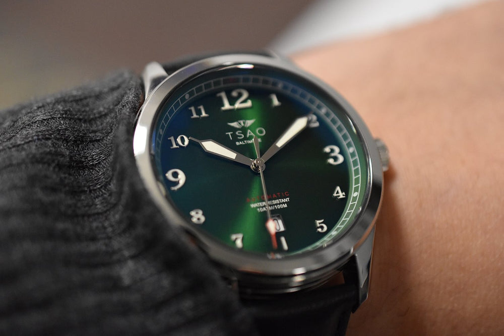 
                  
                    Founders Edition Emerald Sunray Watches Tsao Baltimore 
                  
                