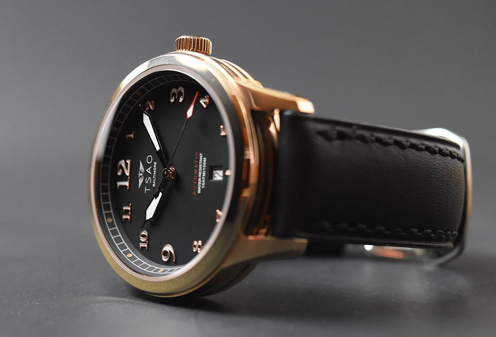 
                  
                    Limited Edition Rose Gold Black Watches Tsao Baltimore 
                  
                