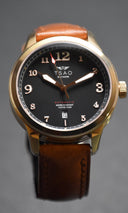 Founders Edition Rose Gold Black Watches Tsao Baltimore Saddle Brown Aged 