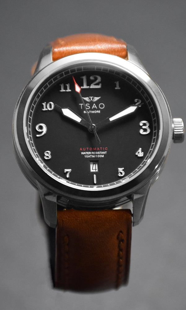
                  
                    Founders Edition Silver Black - SOLD OUT Watches Tsao Baltimore Saddle Brown Aged 
                  
                